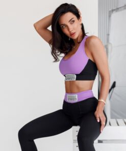 Топ High-Impact Padded Sports Bra SIGNATURE Lila 472