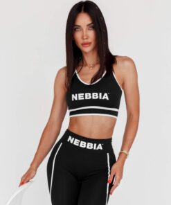 Топ Nebbia Medium support sports bra MY RULES Black 608