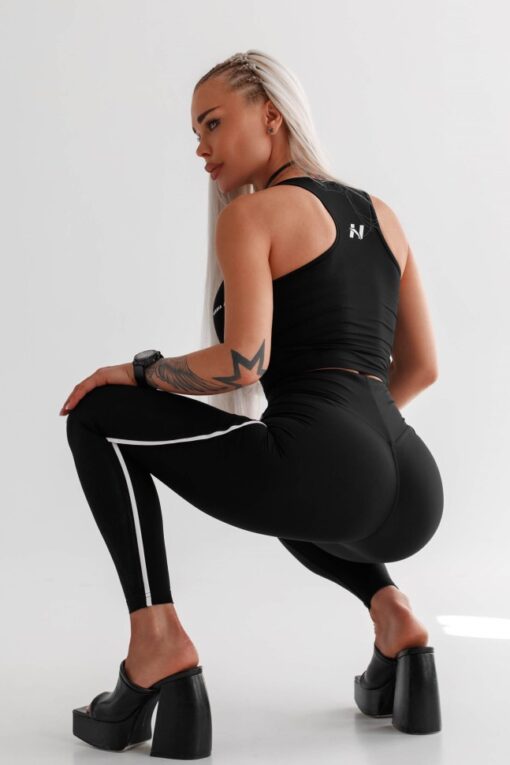Майка Sporty Slim Fit Crop Tank Top 422 Black - Зображення 3