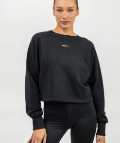 Світшот Nebbia Crop Crew Neck Sweatshirt GYM SPIRIT Black 483