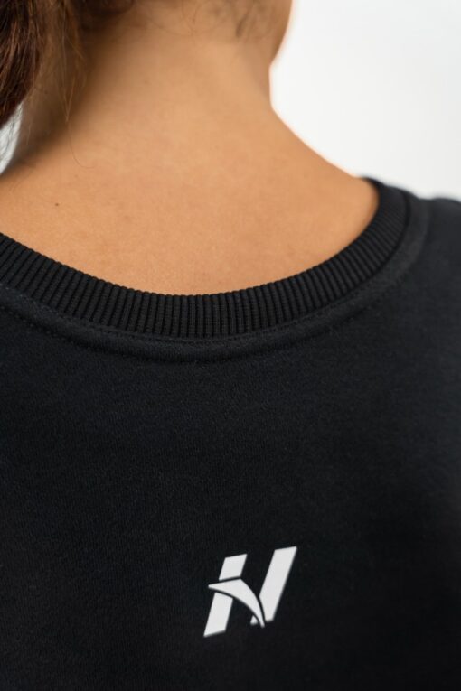 Світшот Nebbia Crop Crew Neck Sweatshirt GYM SPIRIT Black 483 - Зображення 5