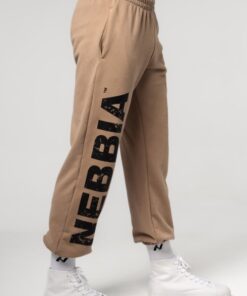 Штани Nebbia Gym Sweatpants Baggy Style GYM BRO Light Brown 365