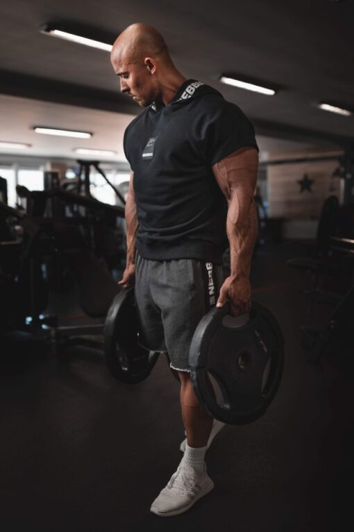 Безрукавка Nebbia NO LIMITS Rag Top with a Hoodie Black 175 - Зображення 3