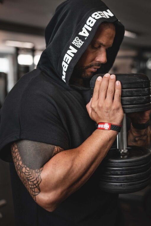 Безрукавка Nebbia NO LIMITS Rag Top with a Hoodie Black 175 - Зображення 6
