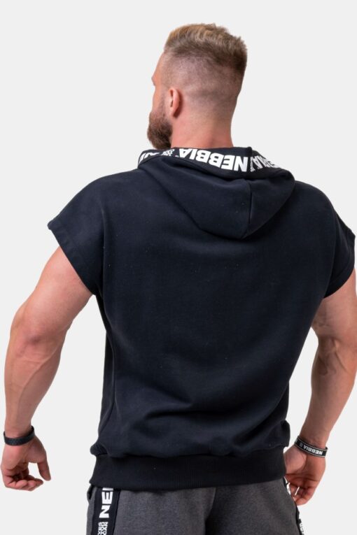 Безрукавка Nebbia NO LIMITS Rag Top with a Hoodie Black 175 - Зображення 9