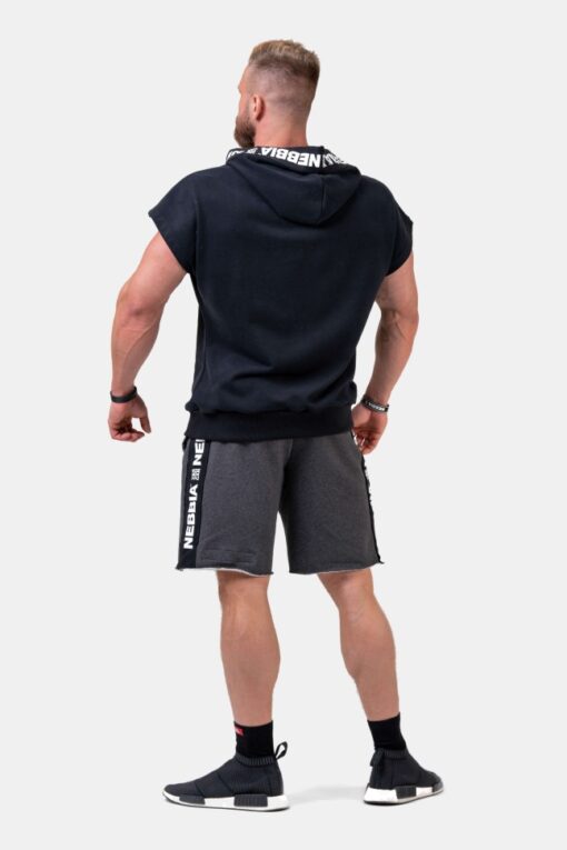 Безрукавка Nebbia NO LIMITS Rag Top with a Hoodie Black 175 - Зображення 13