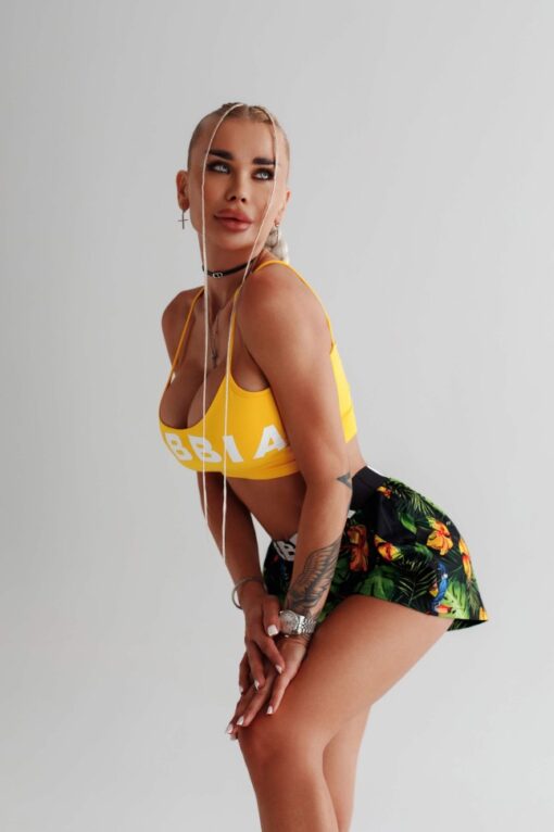 Топ Nebbia Light-Support Sports Bra GYM HERO Yellow 579 - Зображення 3