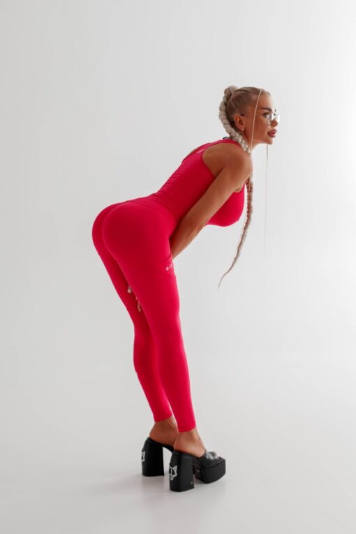 Майка Sporty Slim Fit Crop Tank Top 422 Pink - Зображення 8