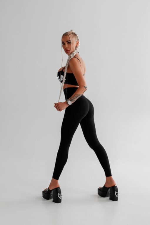 Топ Nebbia Bandeau bra BACK CHECK Black 612 - Зображення 3