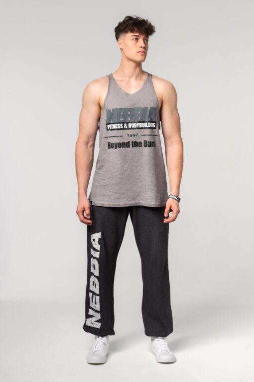 Штани Nebbia Washed-off Gym Sweatpants Baggy Style GYM BRO Black 373 - Зображення 5