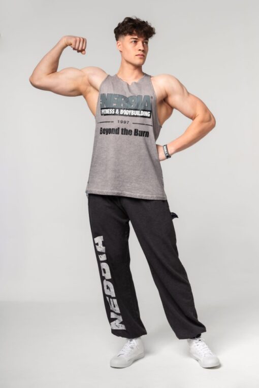 Штани Nebbia Washed-off Gym Sweatpants Baggy Style GYM BRO Black 373 - Зображення 7