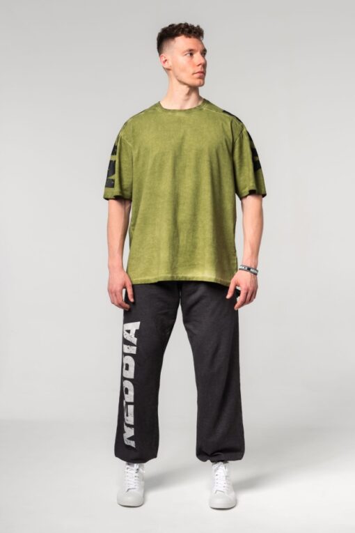Штани Nebbia Washed-off Gym Sweatpants Baggy Style GYM BRO Black 373 - Зображення 8