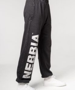 Штани Nebbia Washed-off Gym Sweatpants Baggy Style GYM BRO Black 373