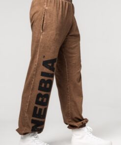 Штани Nebbia Washed-off Gym Sweatpants Baggy Style GYM BRO Light Brown 373