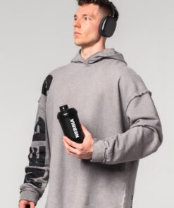 Худі Nebbia Washed-off Oversized Pullover Hoodie NO BS Light Grey 371