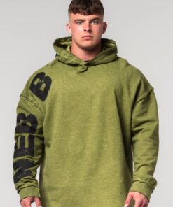 Худі Nebbia Washed-off Oversized Pullover Hoodie NO BS Green 371