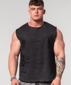 Безрукавка Nebbia Washed-off Tank Top BEASTIN' Black 361