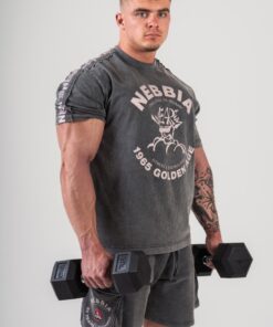 Футболка Nebbia Washed Oversized T-Shirt GOLDEN AGE Black 790