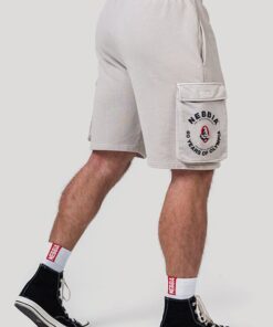 Шорти Nebbia Washed Loose Fit Cargo Shorts LEGACY Light Grey 787