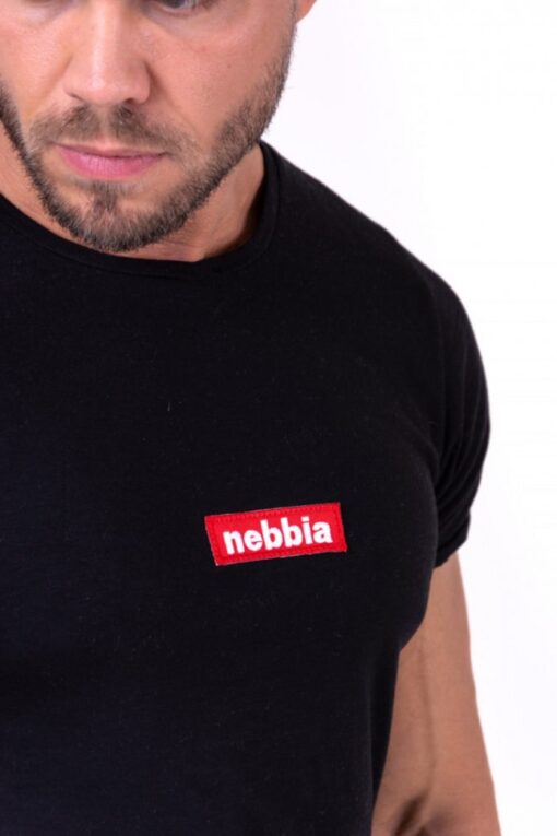 Футболка NEBBIA Red Label V-typical T-Shirt Black 142 - Зображення 4
