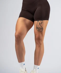 Шорти push-up з високою талією NEBBIA POWER 893 Темно-коричневий